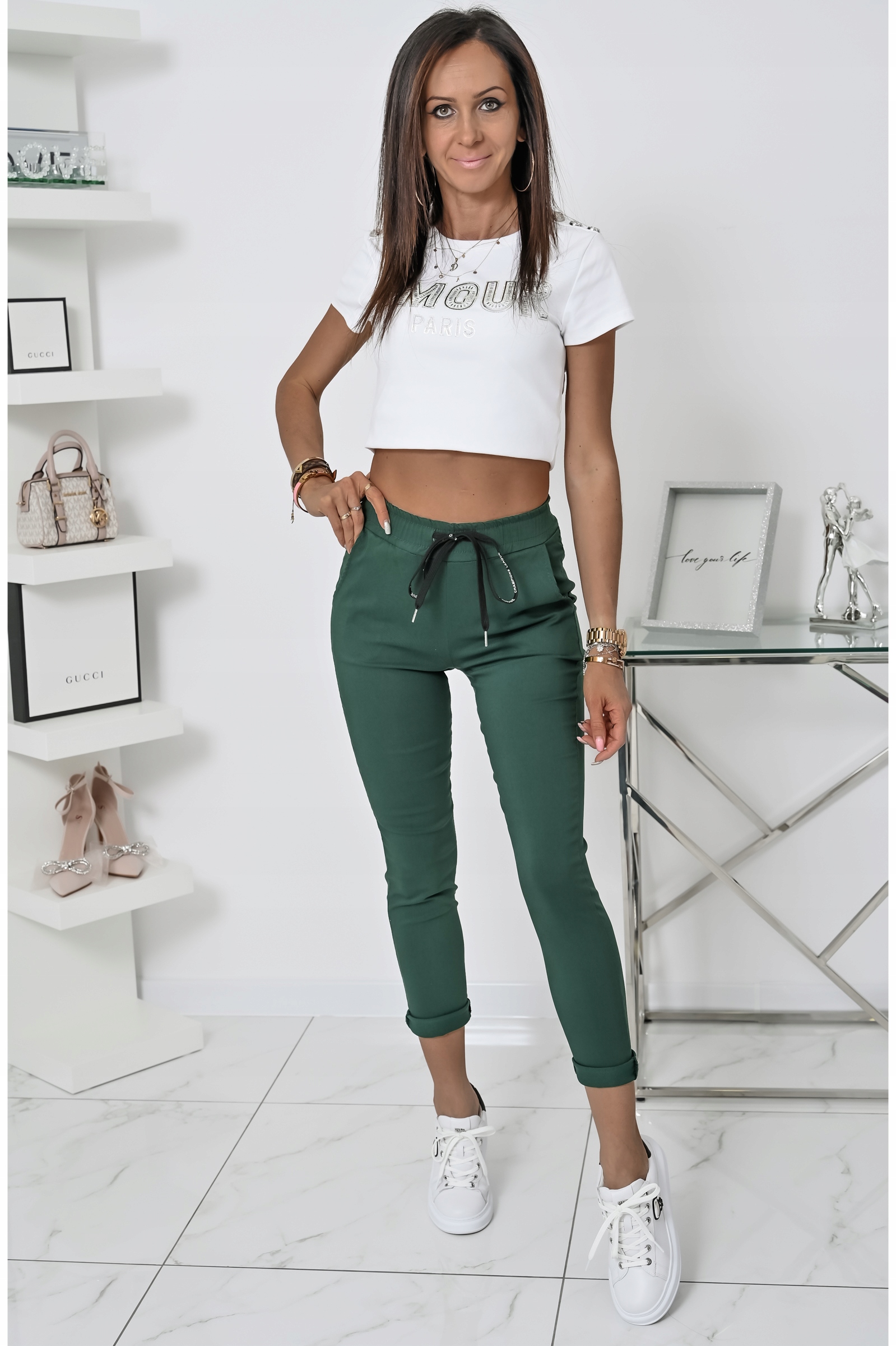 ELASTYCZNE WIOSENNE CYGARETKI JUNIORE! WZ.4 S Rozmiar S