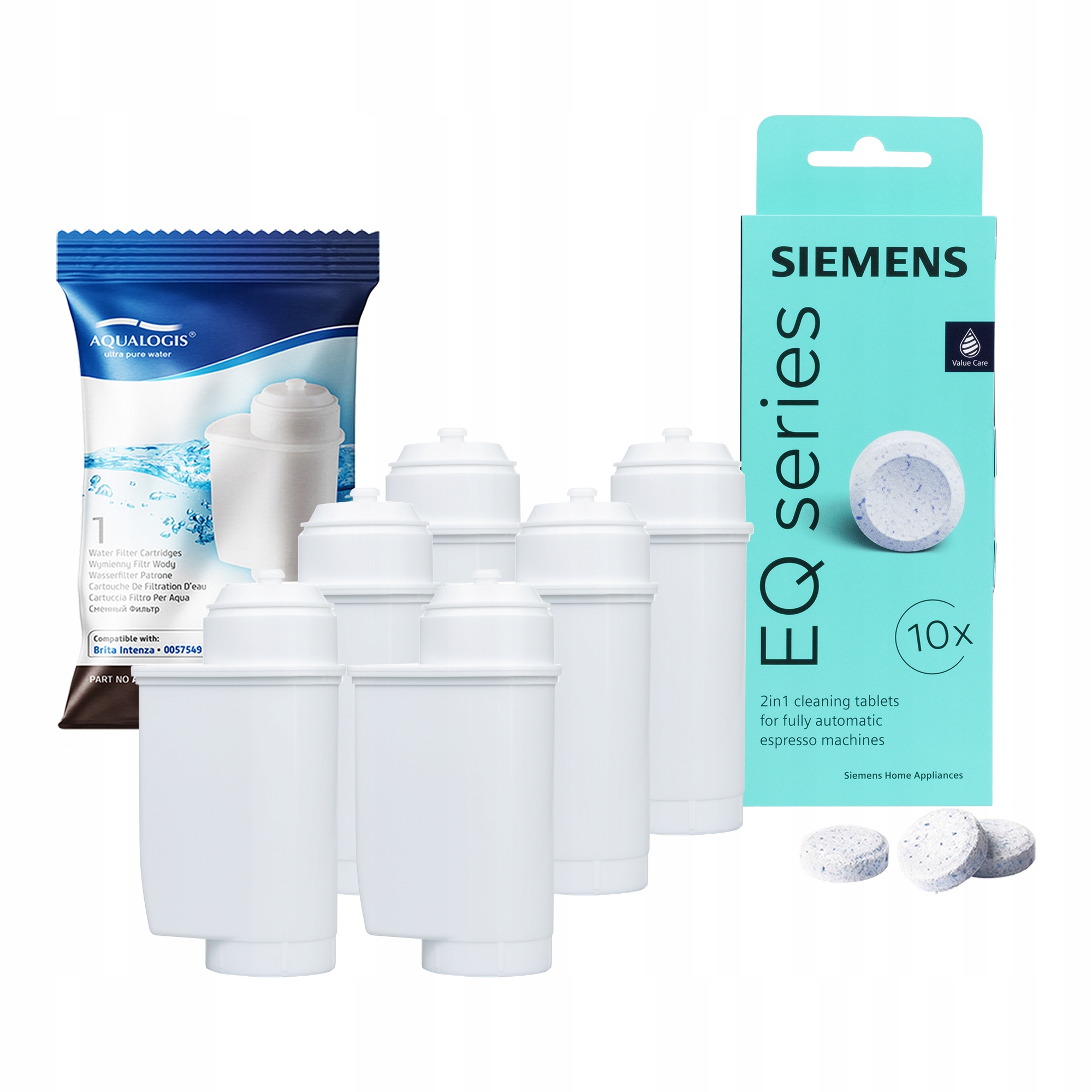 Siemens Tabletky TZ80001 6x Filtr do kávovaru Siemens AL-Inte