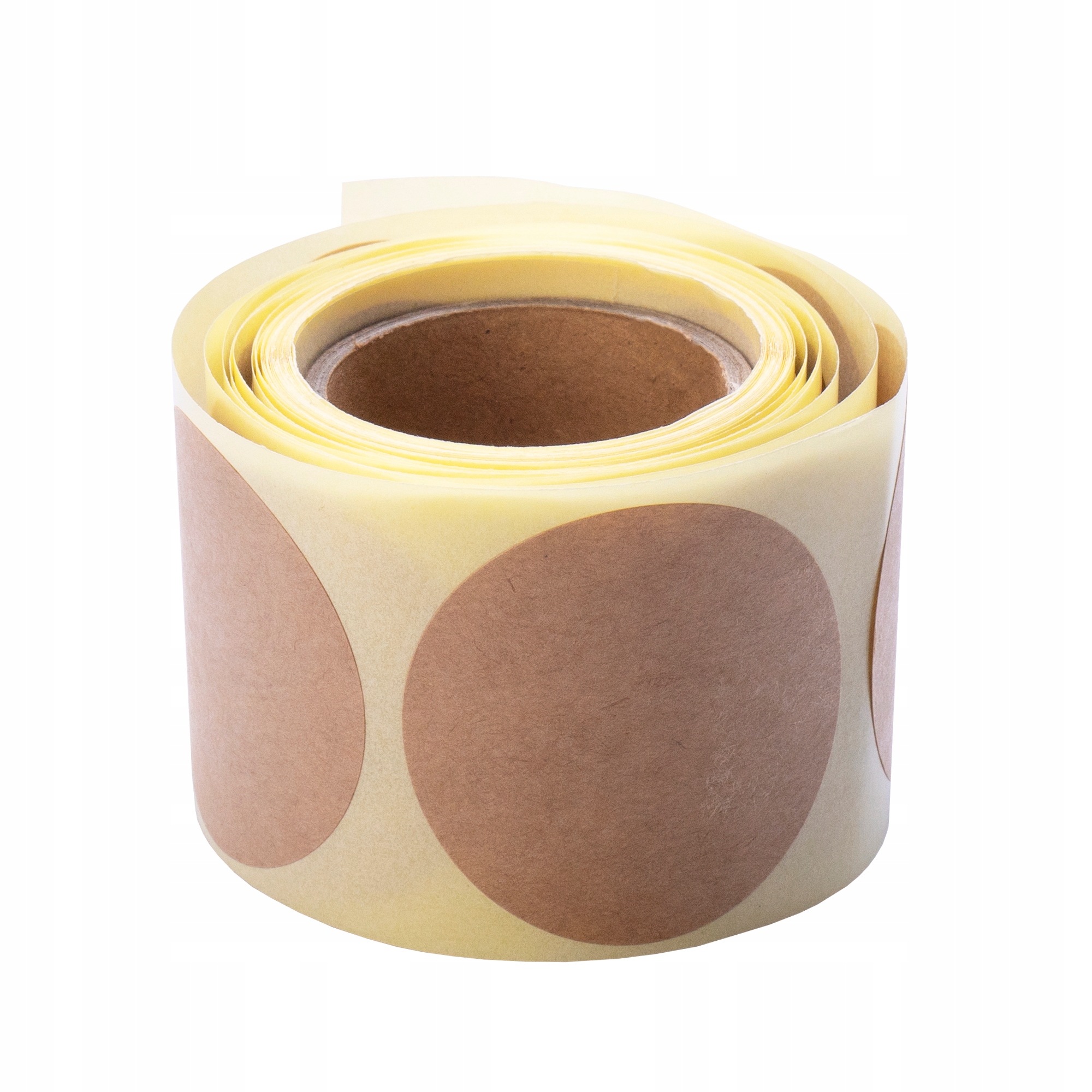 

Eko Etykieta Kraft fi47mm 100szt papier gładki