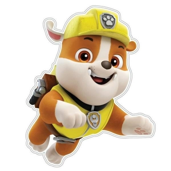 

Psi Patrol Rubble Piankowa Dekoracja Naklejka