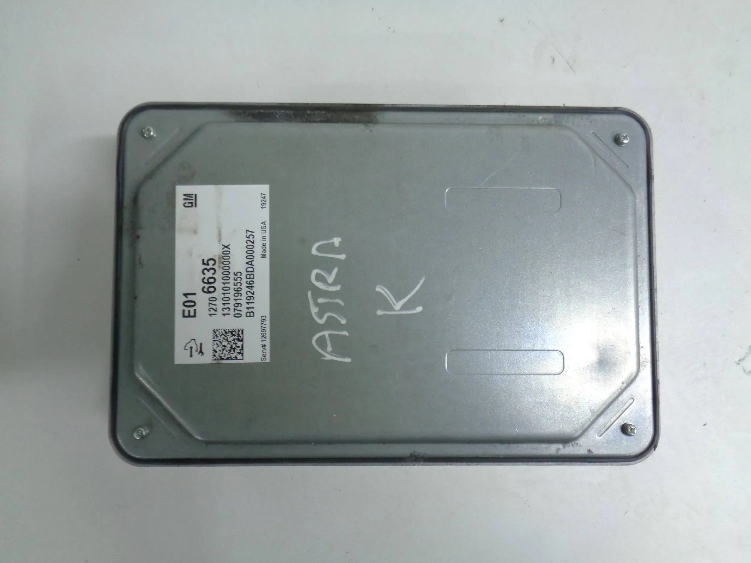 OPEL ASTRA K V 15-21 1.4 TURBO module control unit of the engine 12706635