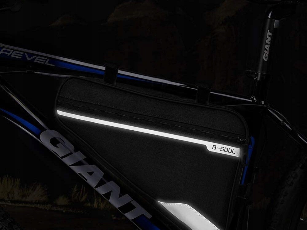 SAKWA ROWEROWA TORBA SASZETKA TRÓJKĄTNA TORBA POD RAMĘ NA ROWER Wysokość 20 cm