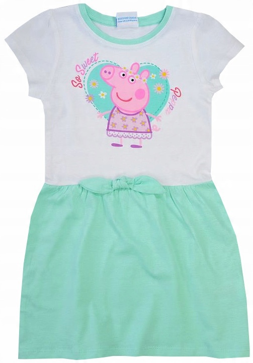 

Peppa Pig Świnka Sukienka Bawełna 116 R402B