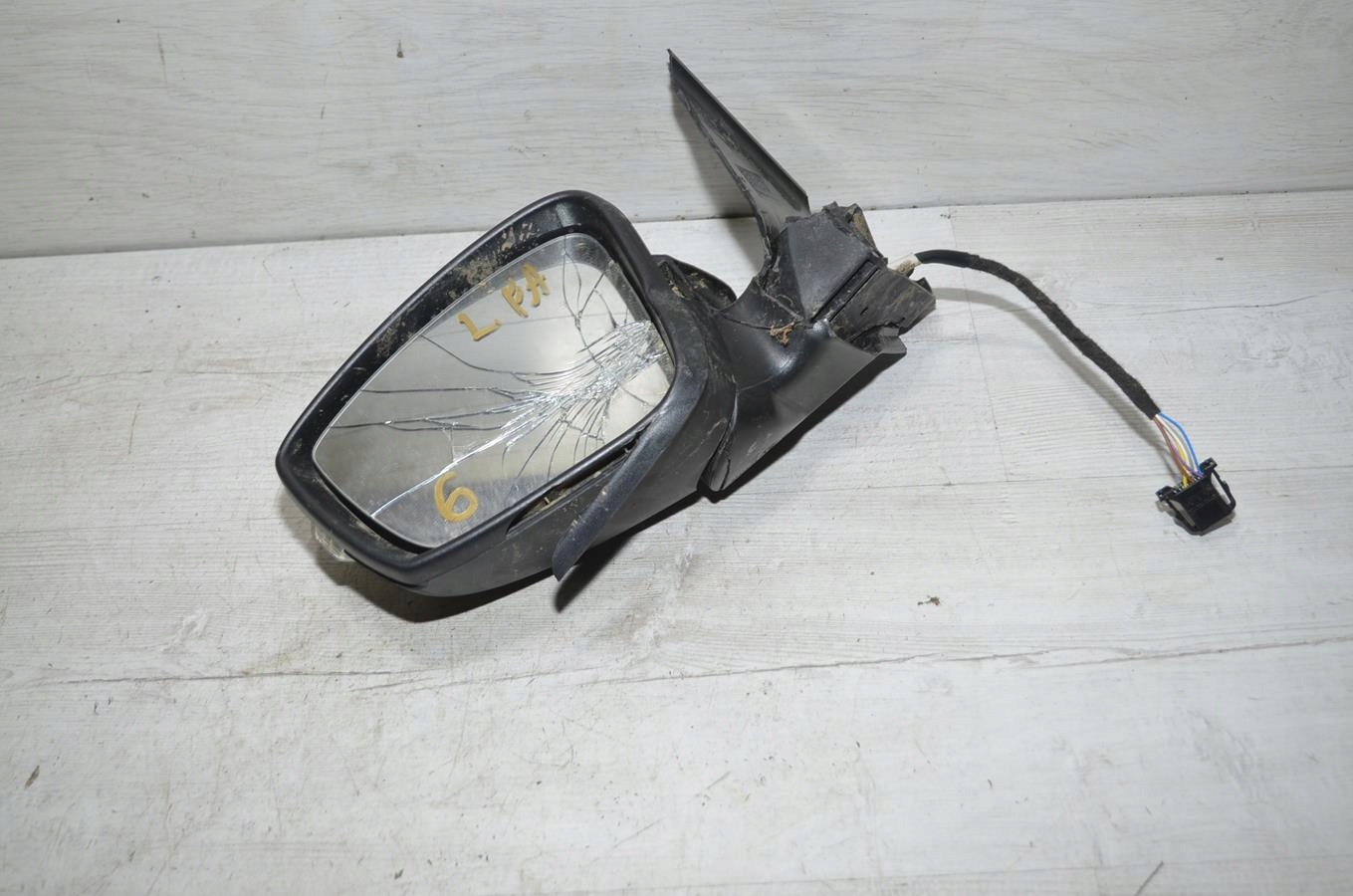 mirror left 6PIN Skoda Fabia III Lift