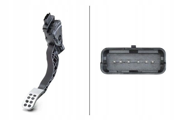 6PV 009 - Педаль акселератора CITROEN C3 1 4 09-