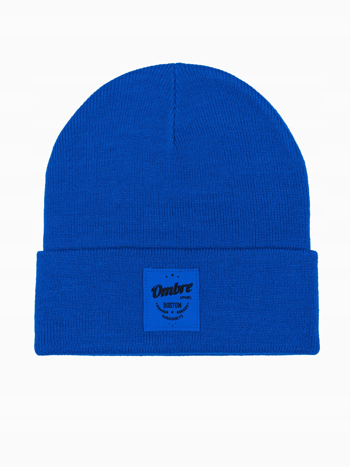Czapka męska zimowa beanie one size H103 niebieska Marka Ombre