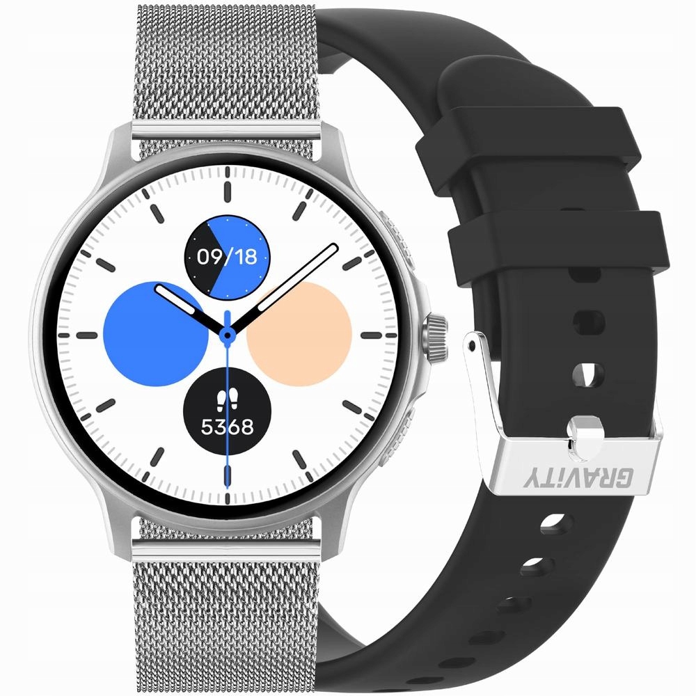 Chytré Hodinky Unisex Gravity GT12-7 Bluetooth Volání, Extra Řemínek Hra