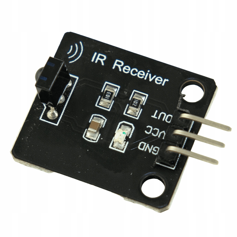 Moduł nadajnika i odbiornika podczerwieni IR 38 kHz Arduino Kod producenta IR odbiornik 38kHz