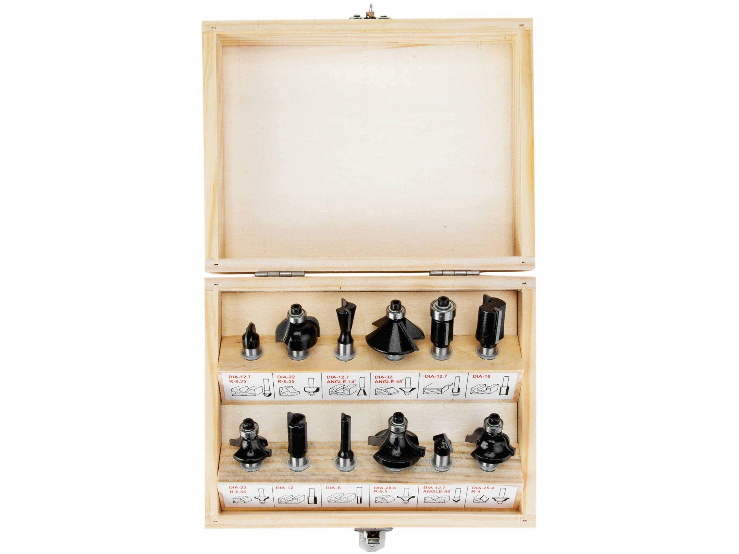 

Hikoki Zestaw Frezów Do Drewna 8 mm 12 szt. 500507