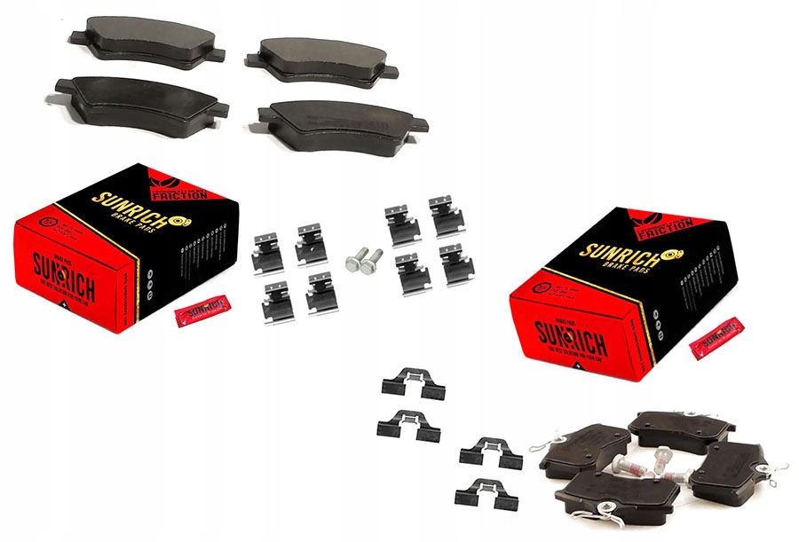 KLOCKI PRZÓD+TYŁ RENAULT MEGANE II SCENIC 2 hamulc