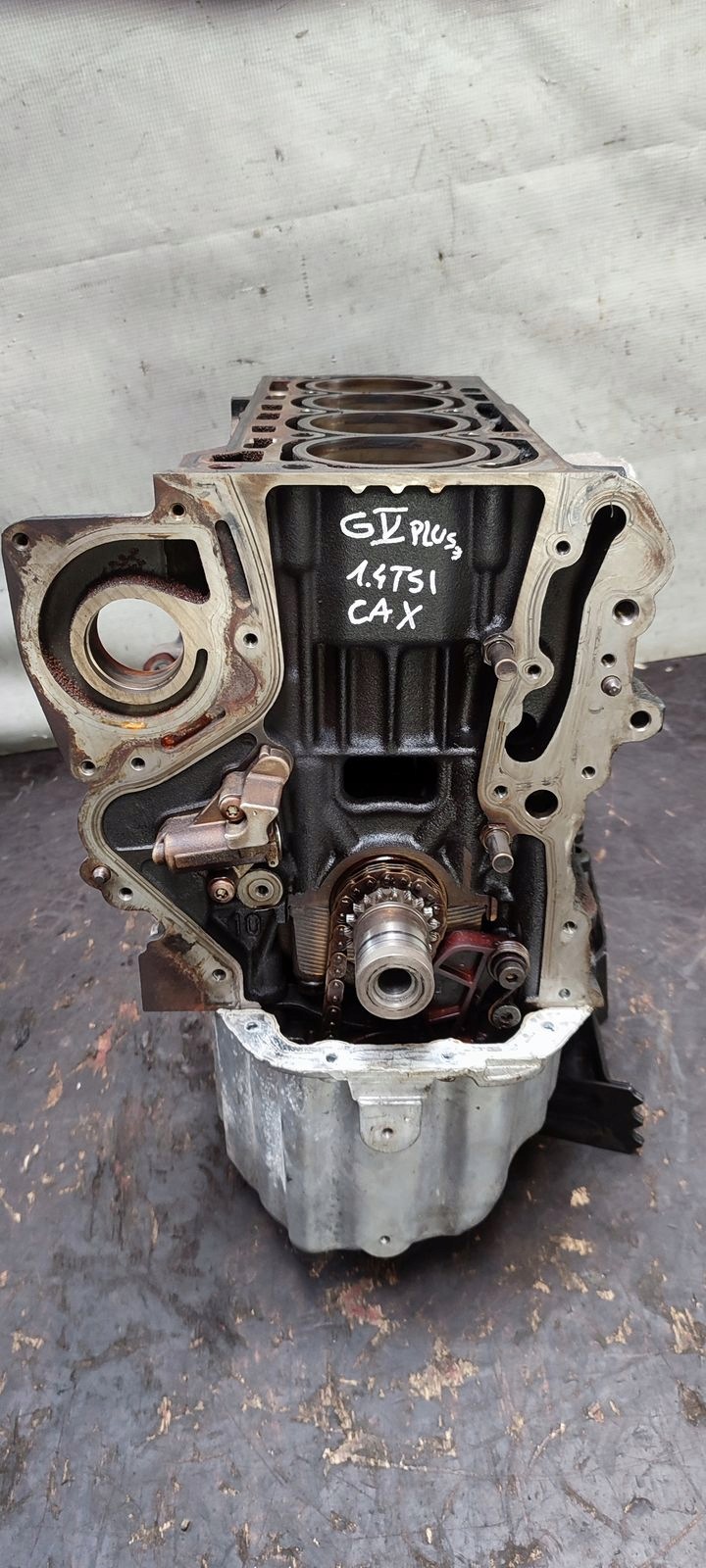 Blok dol des motors VW Golf plus 1,4 TSI CAX