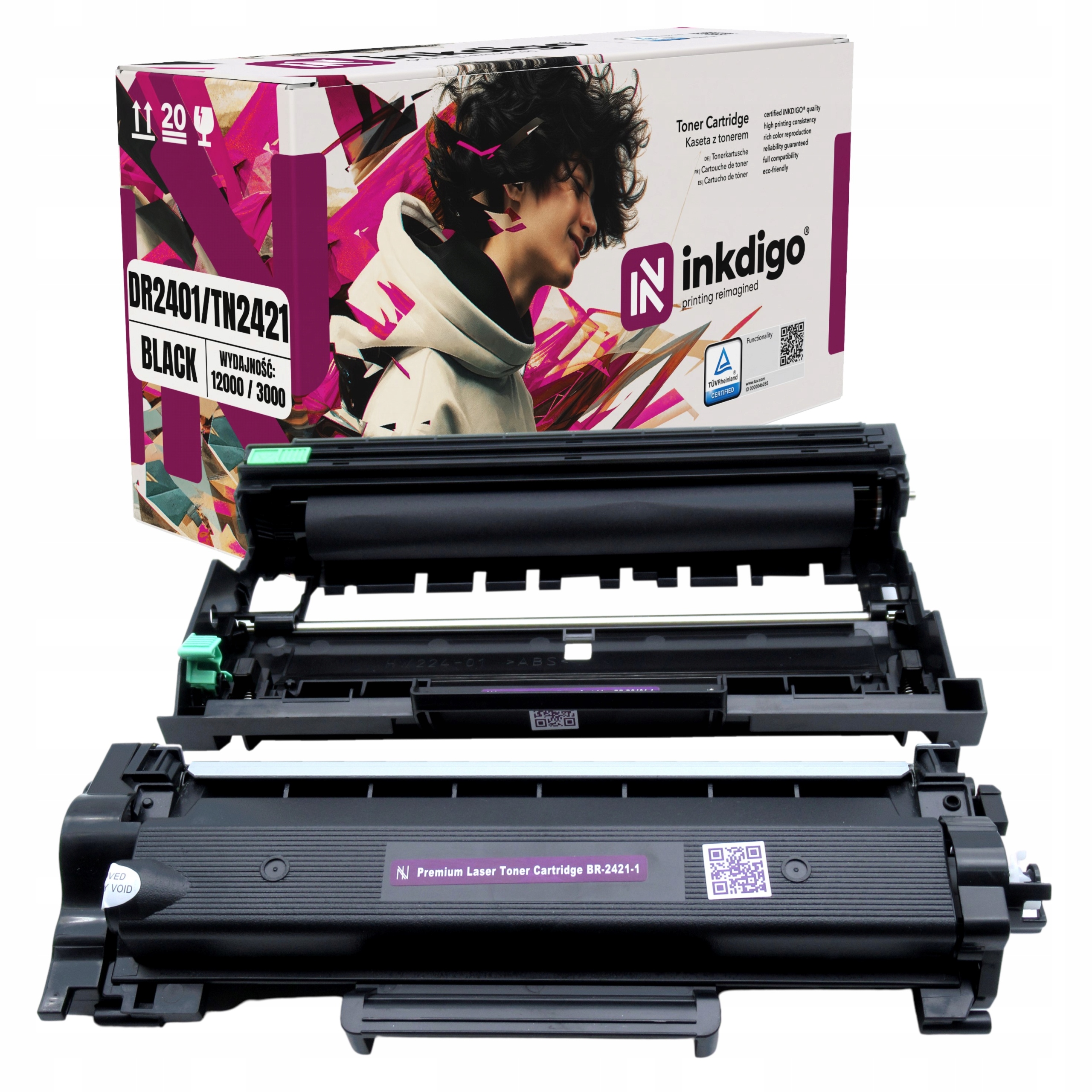 Toner Brother Mfc l2712dw Bęben Brother Hl 2352dw Bęben do Dcp l2532dw