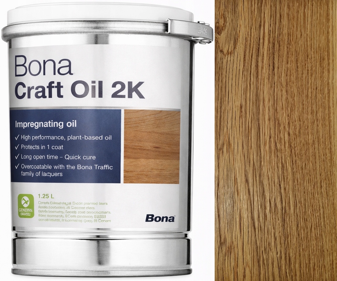 Bona Craft Oil 2K Neutral Pure 1,25L olej na dřevěné podlahy