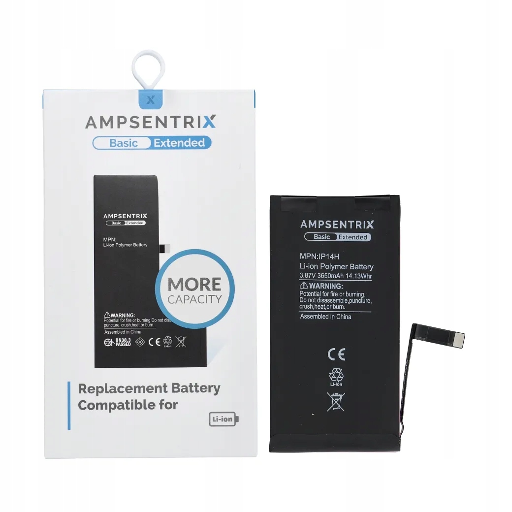 Baterie Pro Iphone 14 3650MAH Li-ion Ampsentrix Basic Akumulátor