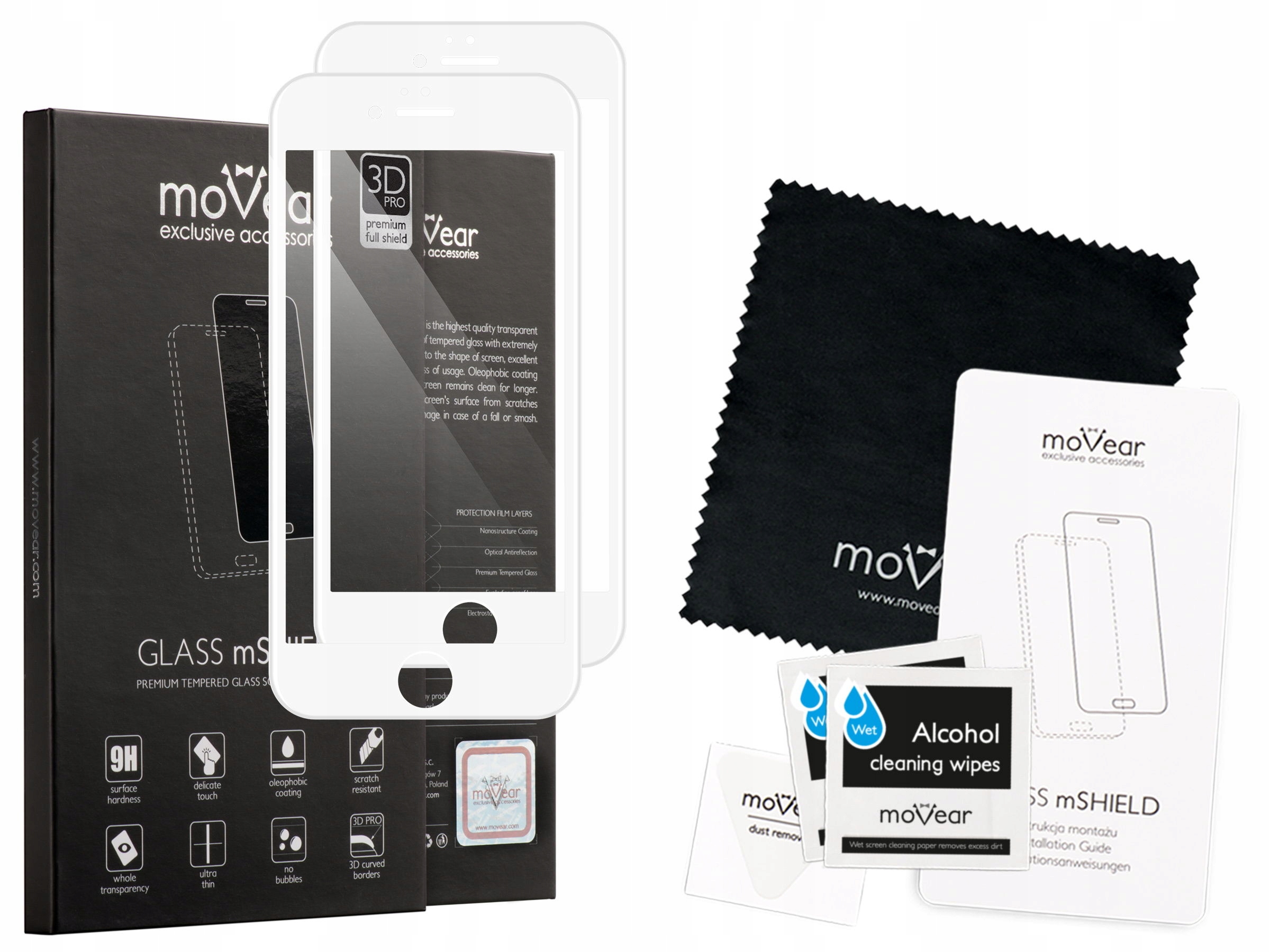 

moVear Glass mSHIELD 3D Pro na iPhone 6 / 6S