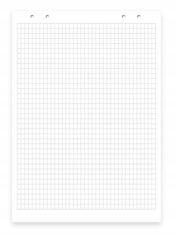 

Blok Papier Flipchart W Kratkę 58 x 83cm 30ark.