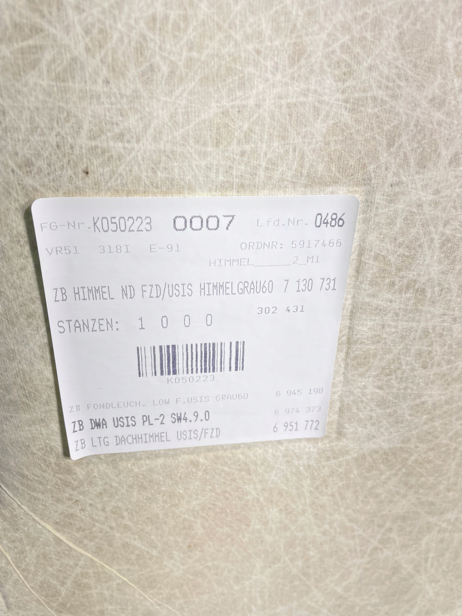 потолок лампочки e91 7 130 731 BMW 3 E90