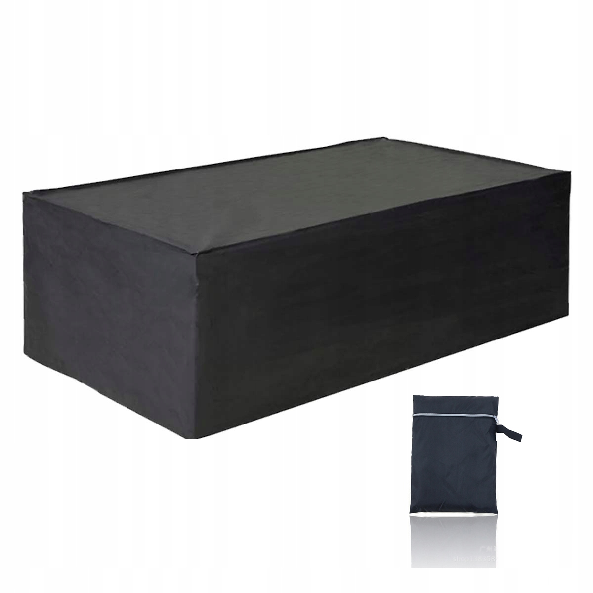 Zahradní potah na sadu 350 x 260 x 90 cm černý Dokon