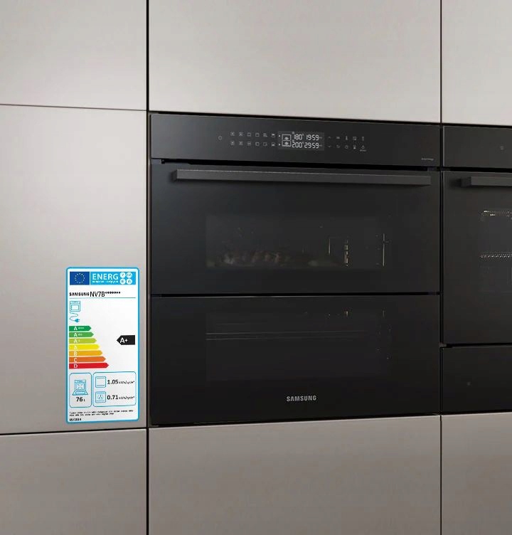 Piekarnik Samsung NV7B4345VAK Dual Flex Cook + Natural Steam + Smart Things Kolor dominujący czarny
