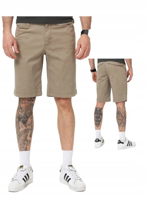 Pitbull West Coast Pánské Šortky Chino Graves Pískové 3XL