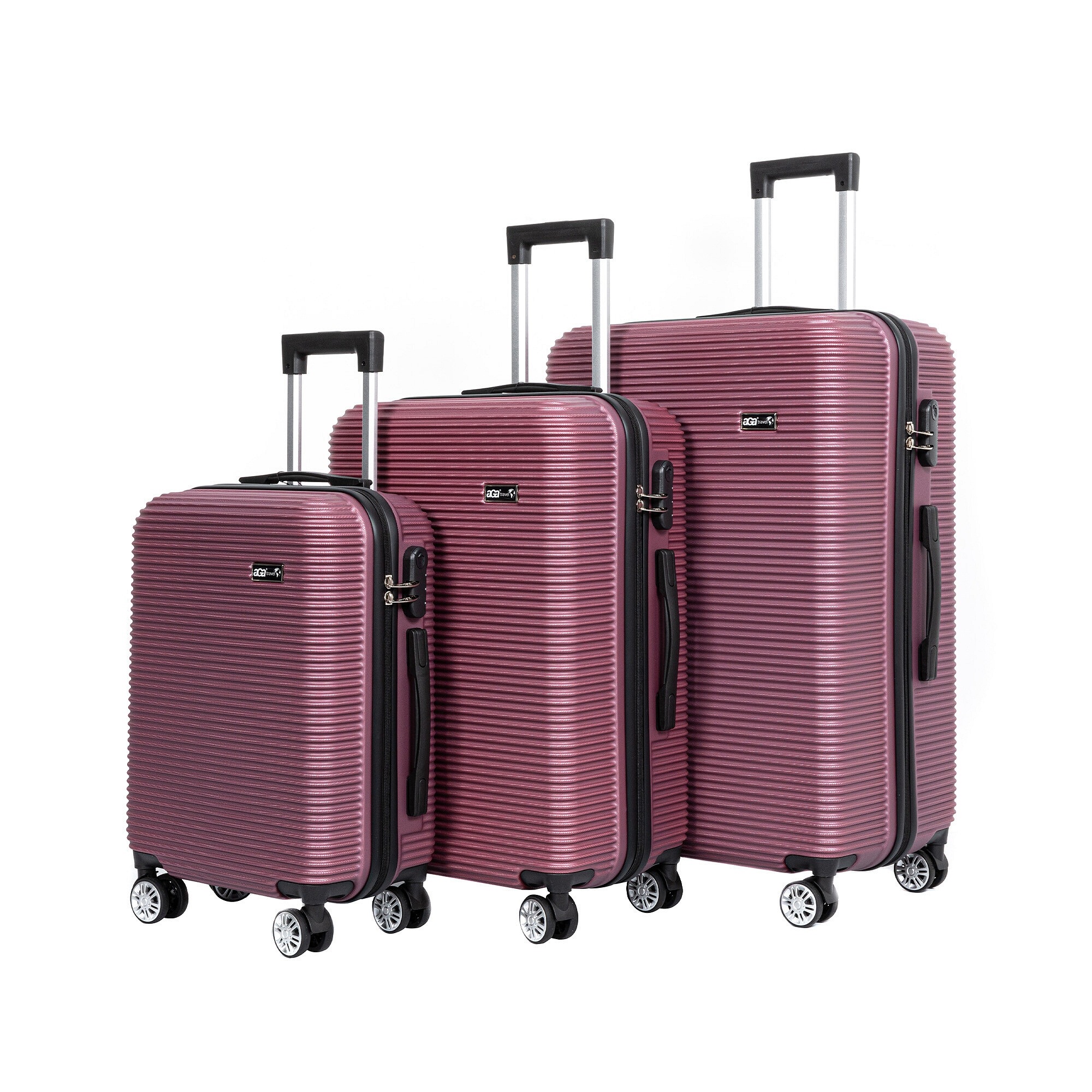 Aga Travel Sada cestovních kufrů MR4651 Tmavě červená