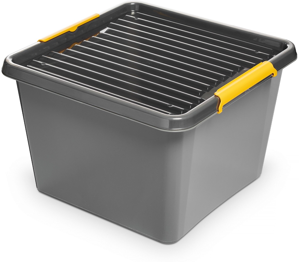 

Pudełko Z Pokrywką Pojemnik Solid 32 L