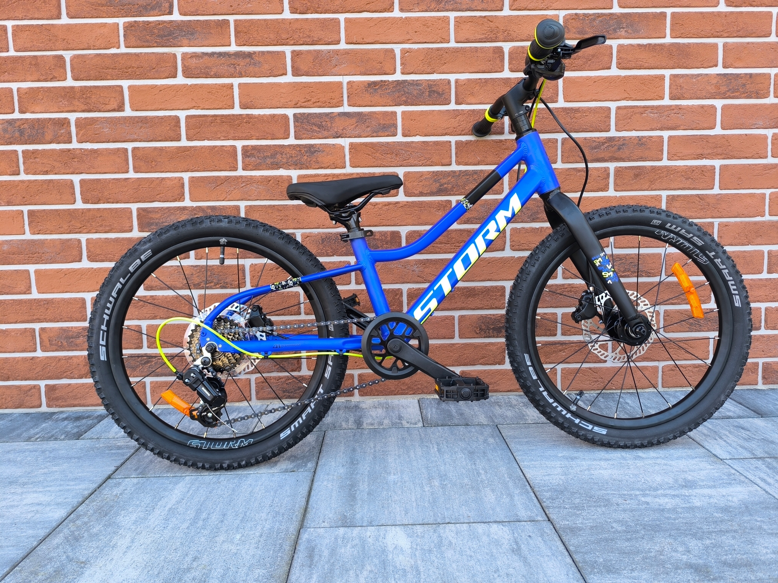 Rower Dziecięcy Storm Rocky 20'', hamulce hydrauliczne, 1x7, niebieski matt