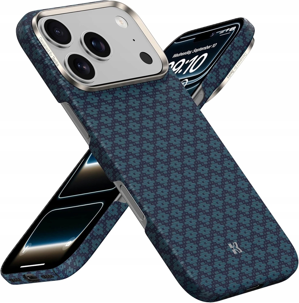 Puzdro Benks Kevlar pre iPhone 17 Pro, MagSafe, kevlarové, pevné kryt