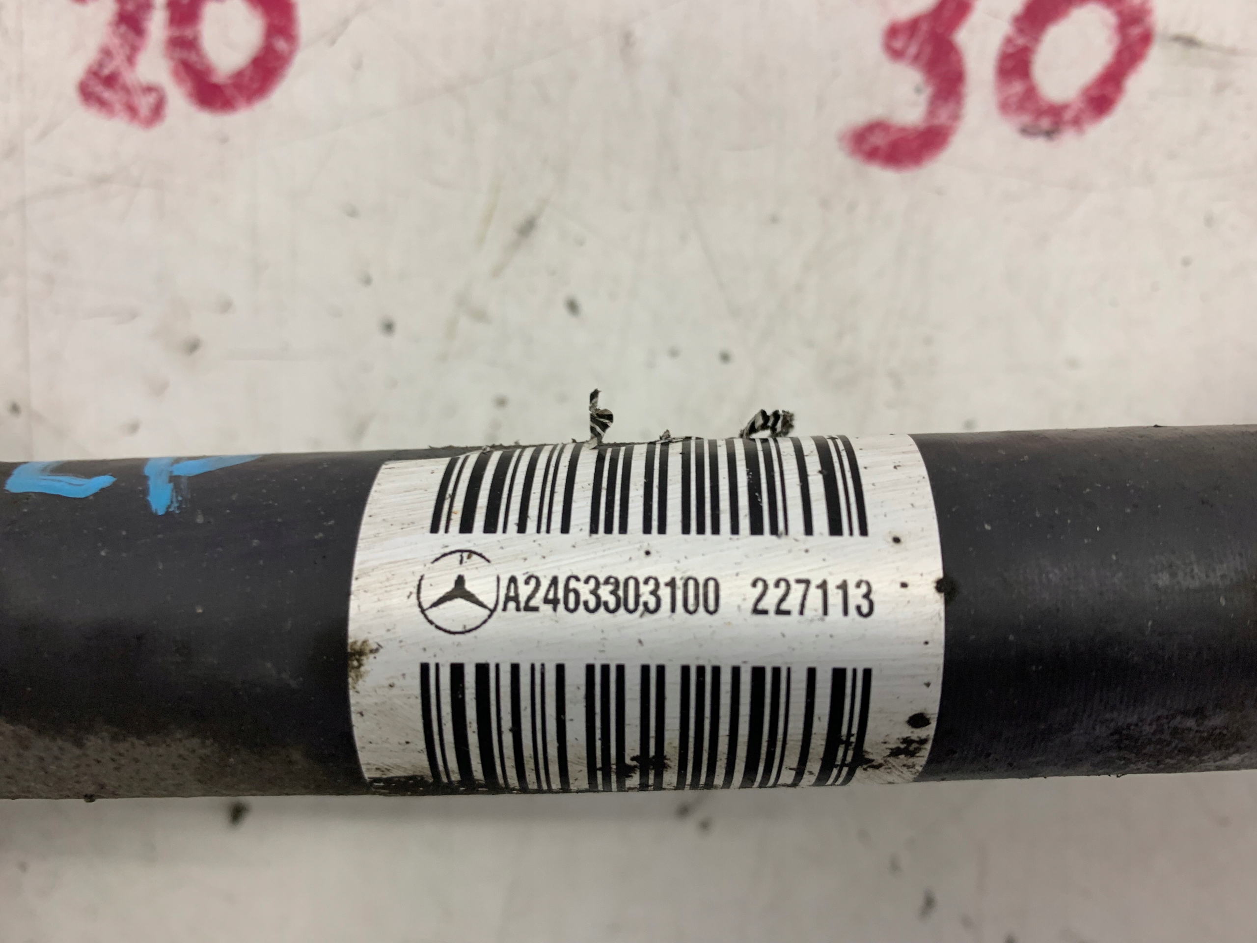 semi-axis left front front A2463303100 MERCEDES B-KLASA W246 2.0 CDI 11-14