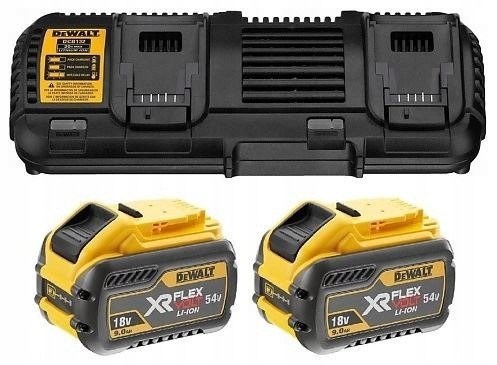 Dewalt DCB132X2 Zestaw 2 x DCB547 18V/54V 9.0AH Ładowarka DCB132