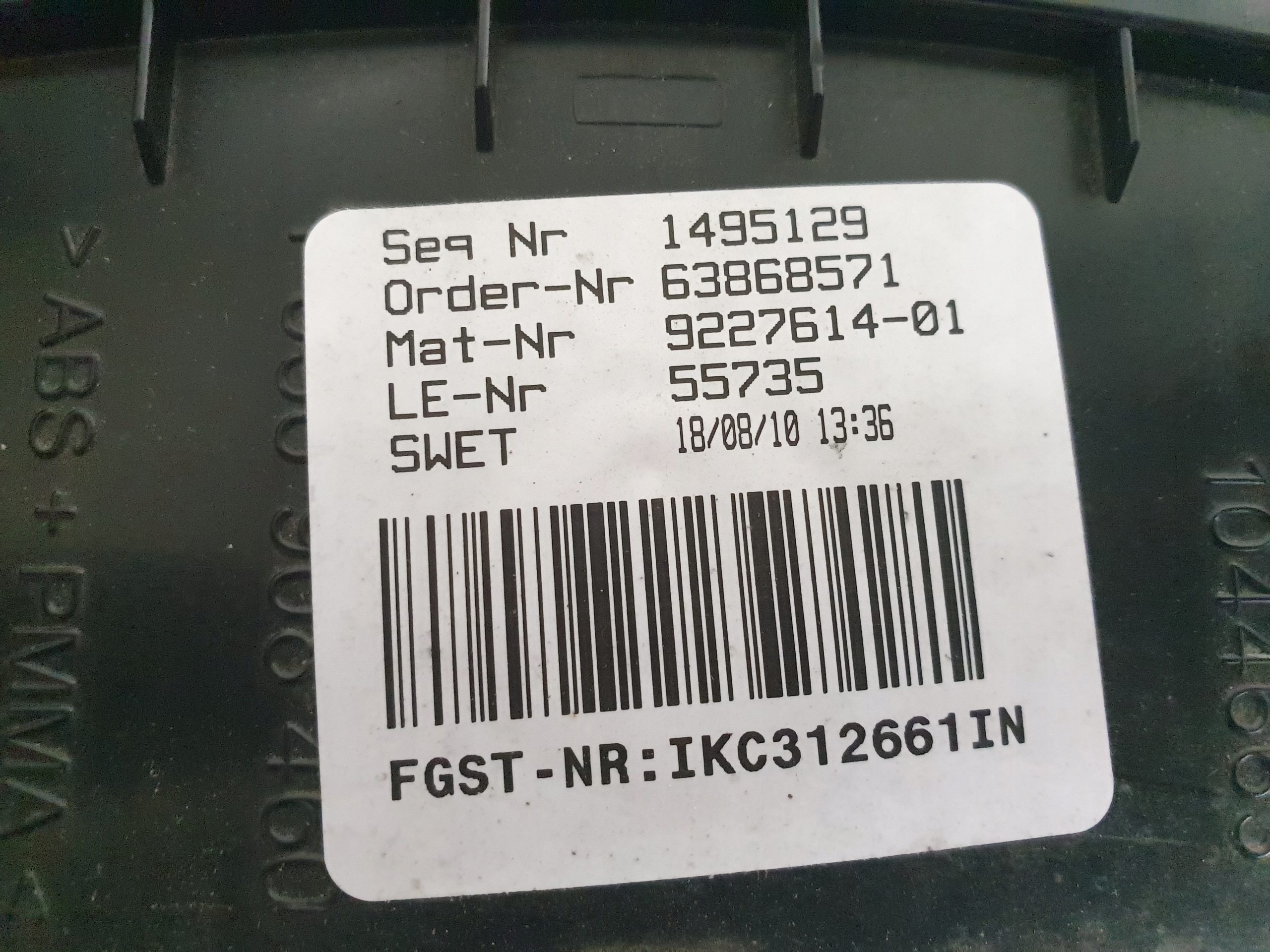 BMW OE 9227614