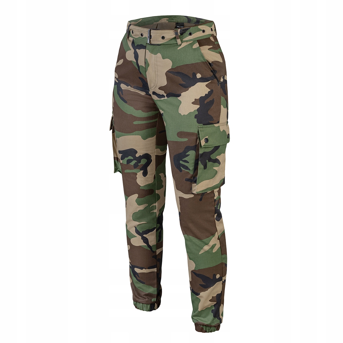 Spodnie damskie wojskowe bojówki taktyczne moro Mil-Tec Army Woodland L