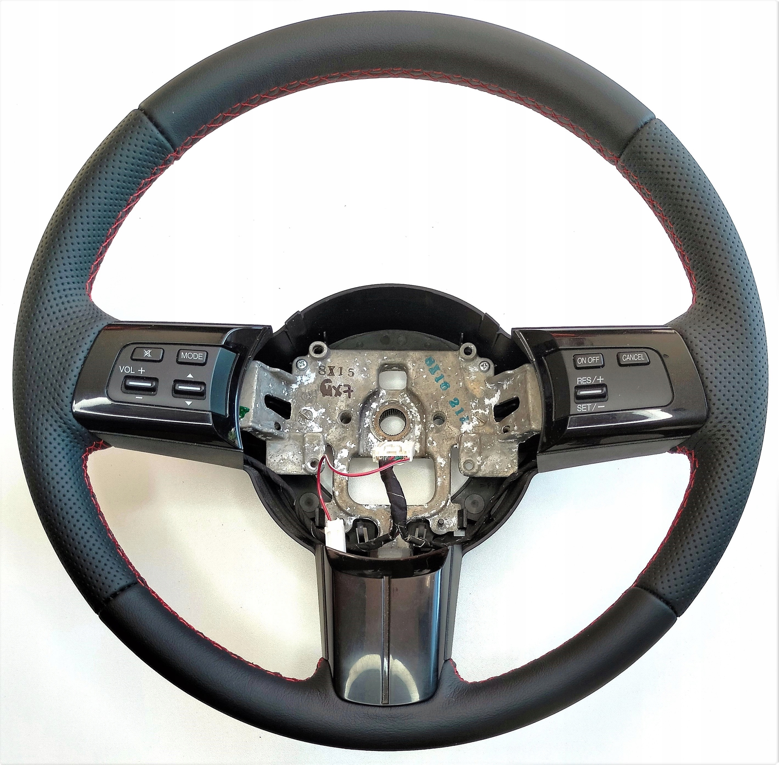 190 - РУЛЕВОЕ КОЛЕСО MAZDA CX - 7 CX7 RX-8 RX8 ОБШИВКА КОЖА