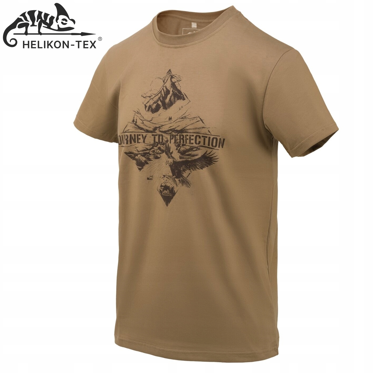 Koszulka T-Shirt Mountain Stream HELIKON Brown L EAN (GTIN) 5902688078782