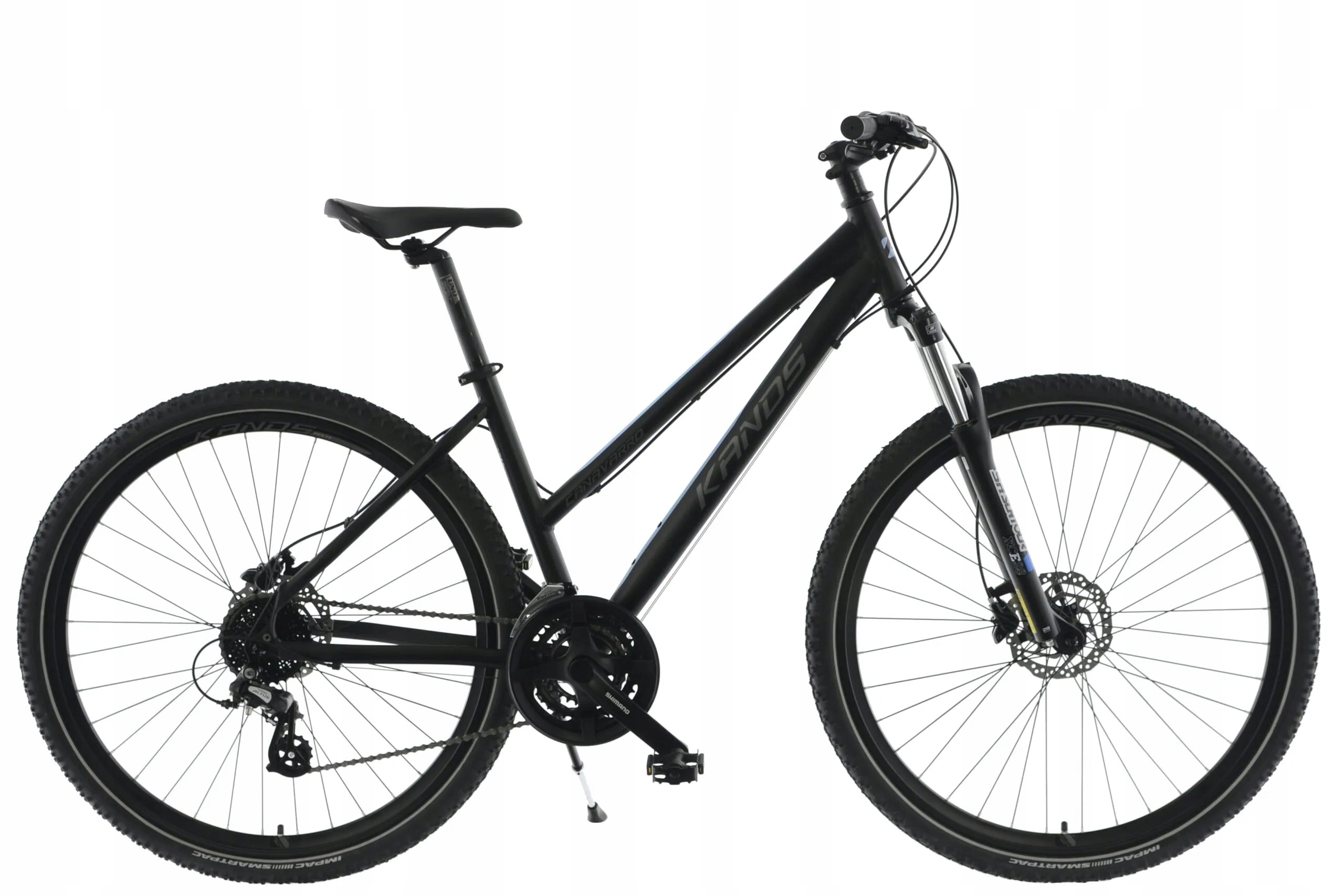 ROWER KANDS CANAVARO RAMA 19 KOŁA 28 CZARNY NIEBIE CANAVARO DAMSKI 19