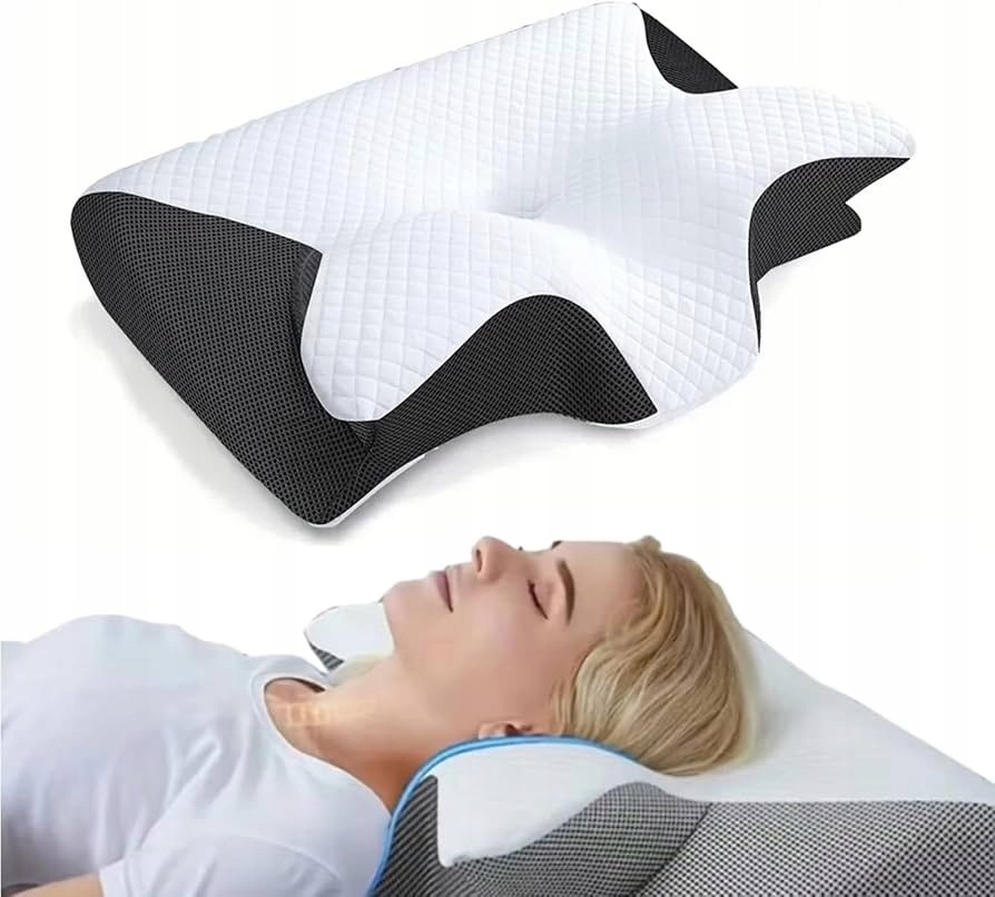 Ortopedický Polštář Ergonomická S Paměťovou Pěnou Profilovanou Pod Krkem