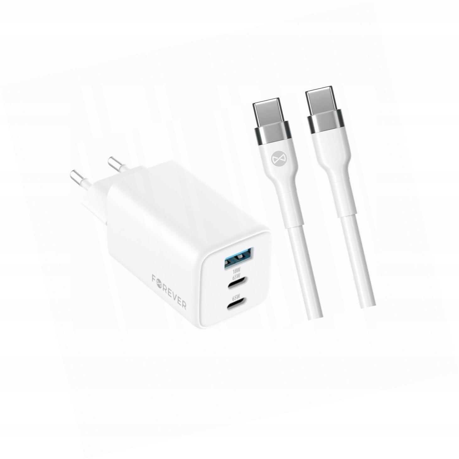 Szybka ładowarka GaN 65W z długim kablem 2m do Samsung Galaxy A56 5G