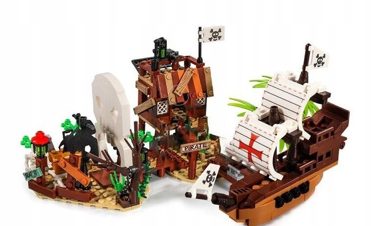 KLOCKI PIRACI STATEK PIRACKI Z KARAIBÓW ZESTAW EAN (GTIN) 0732075036232