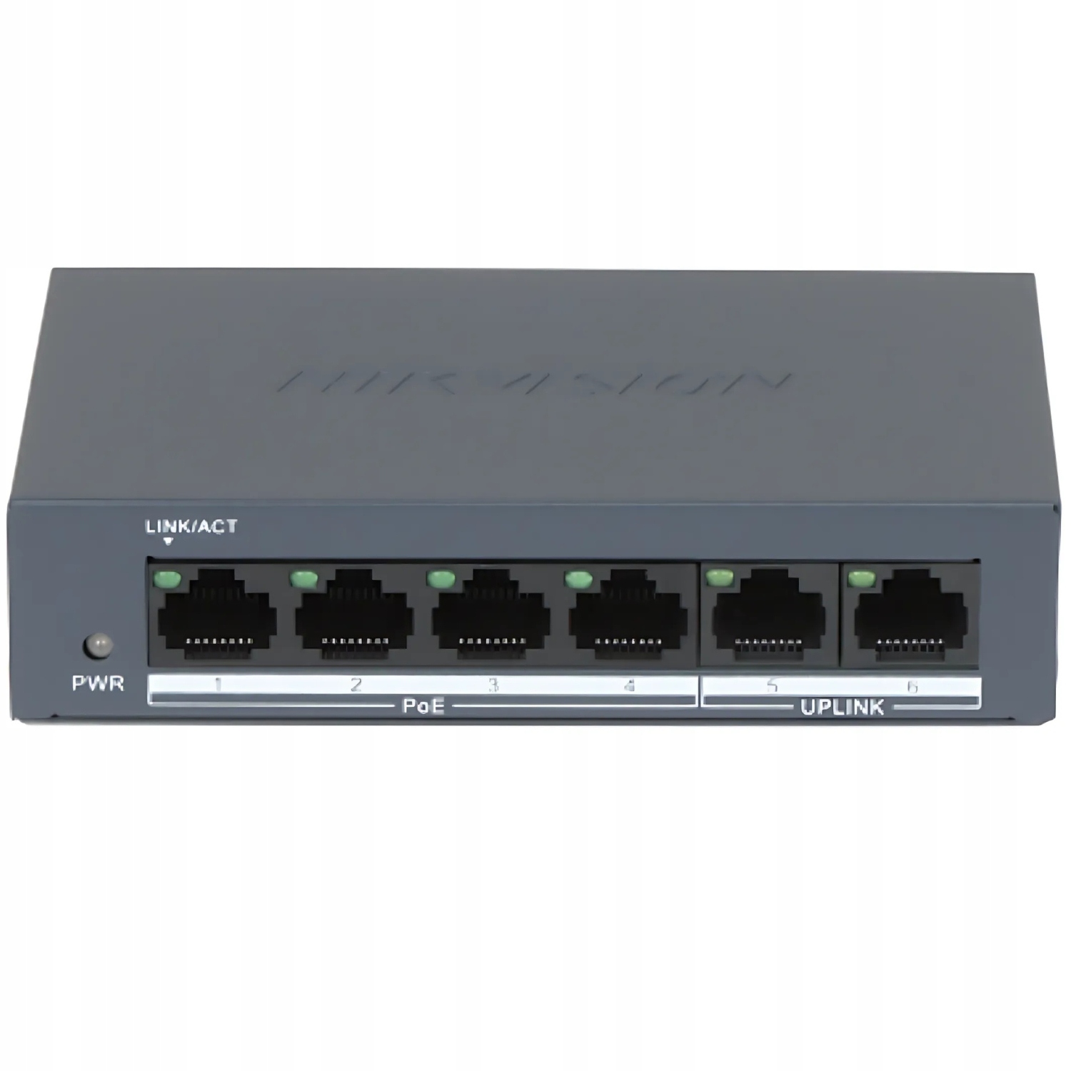 Switch PoE 4+2 Hikvision 2x Uplink 4x PoE port