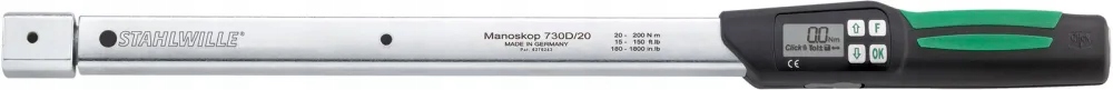Momentový kľúč Stahlwille 20-200 Nm s kufríkom, ±2% presnosť