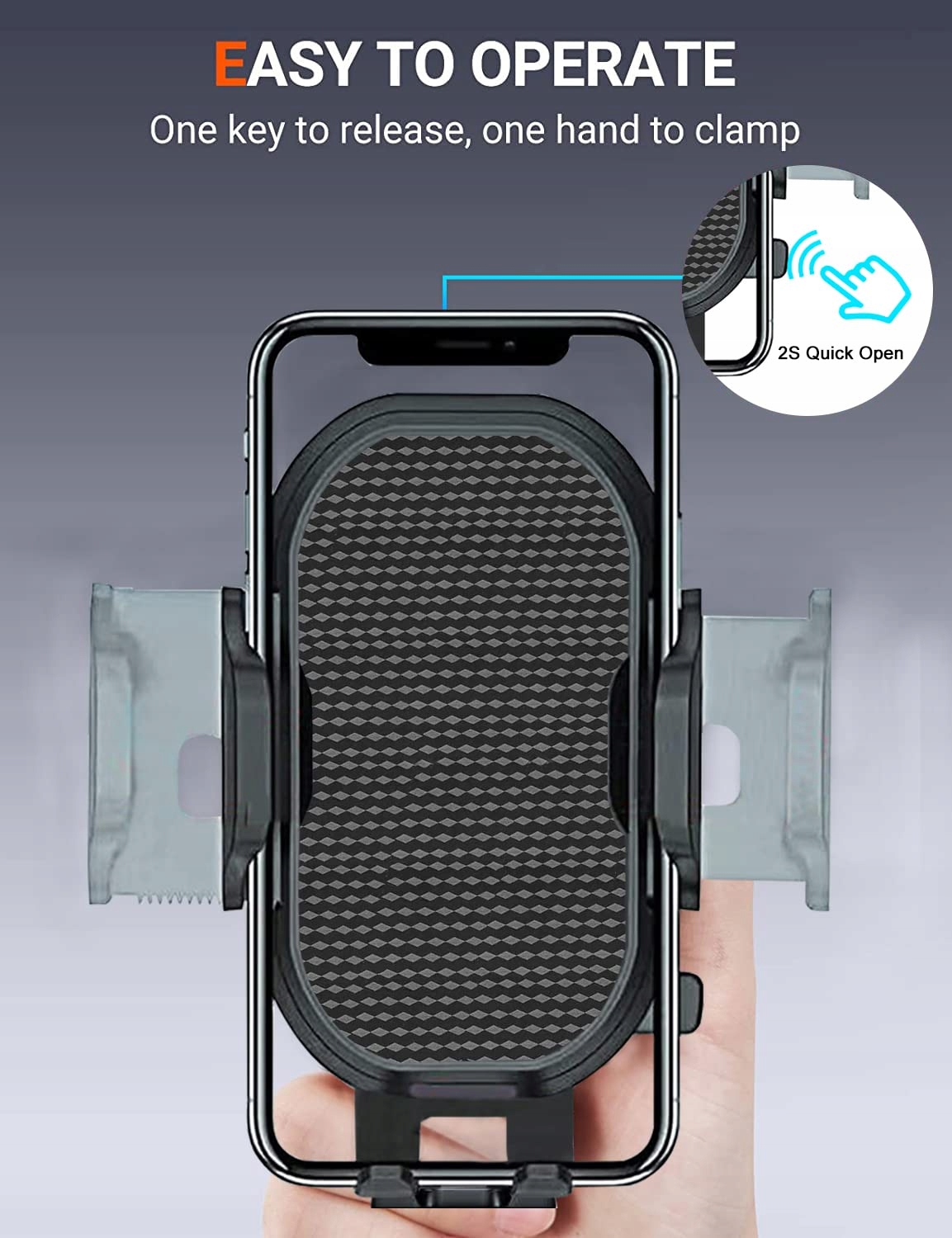 SPOSOBY UCHWYT SAMOCHODOWY 3W1 DO TELEFONÓW SAMSUNG IPHONE — miniatura 5