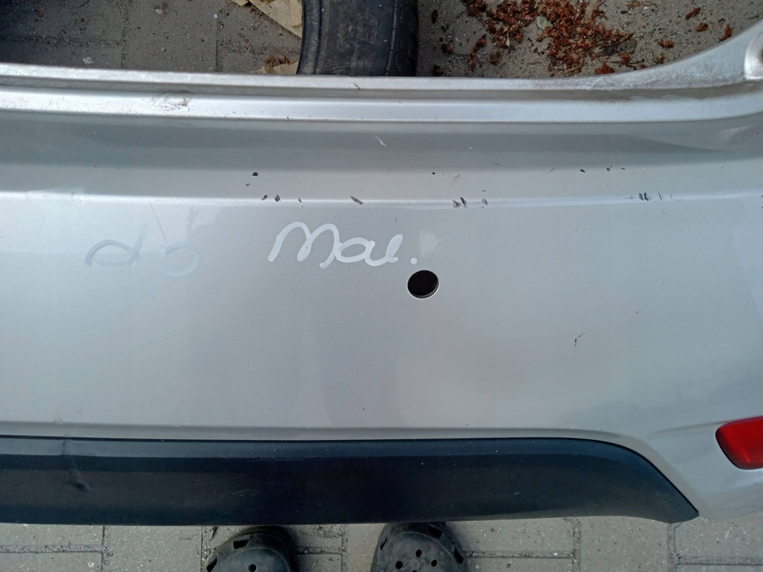 HYUNDAI IX20 bumper rear part rear colour RAH 2013R