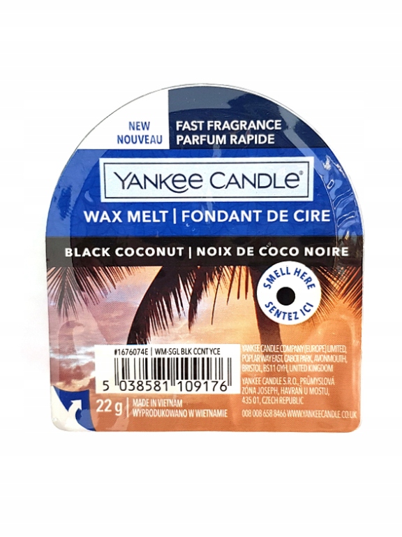 

Black Coconut Yankee Candle nowy wosk zapachowy
