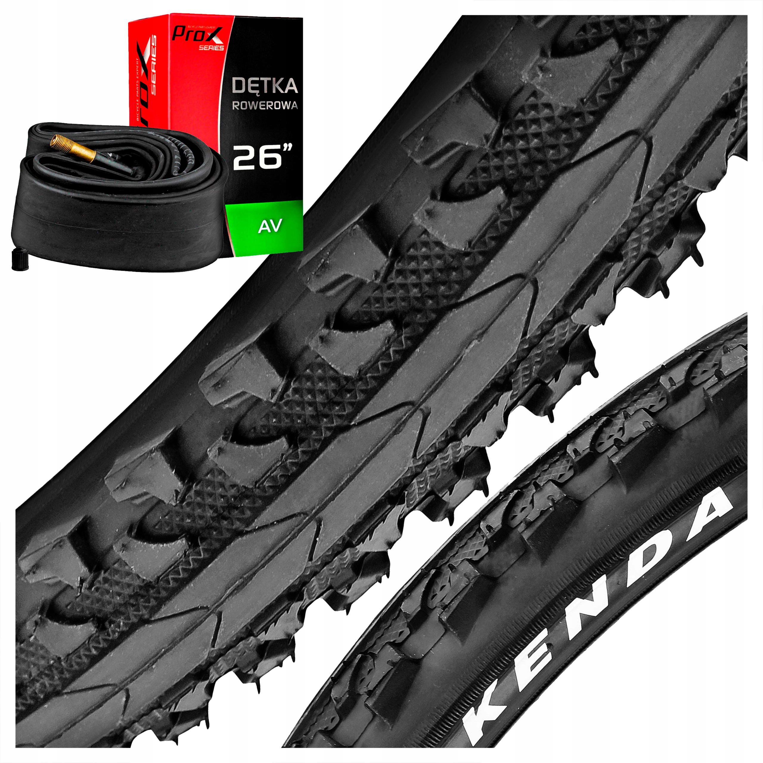Opona Rowerowa Kenda K908 26x1,95 50-559 Semi-slick Dętka Prox