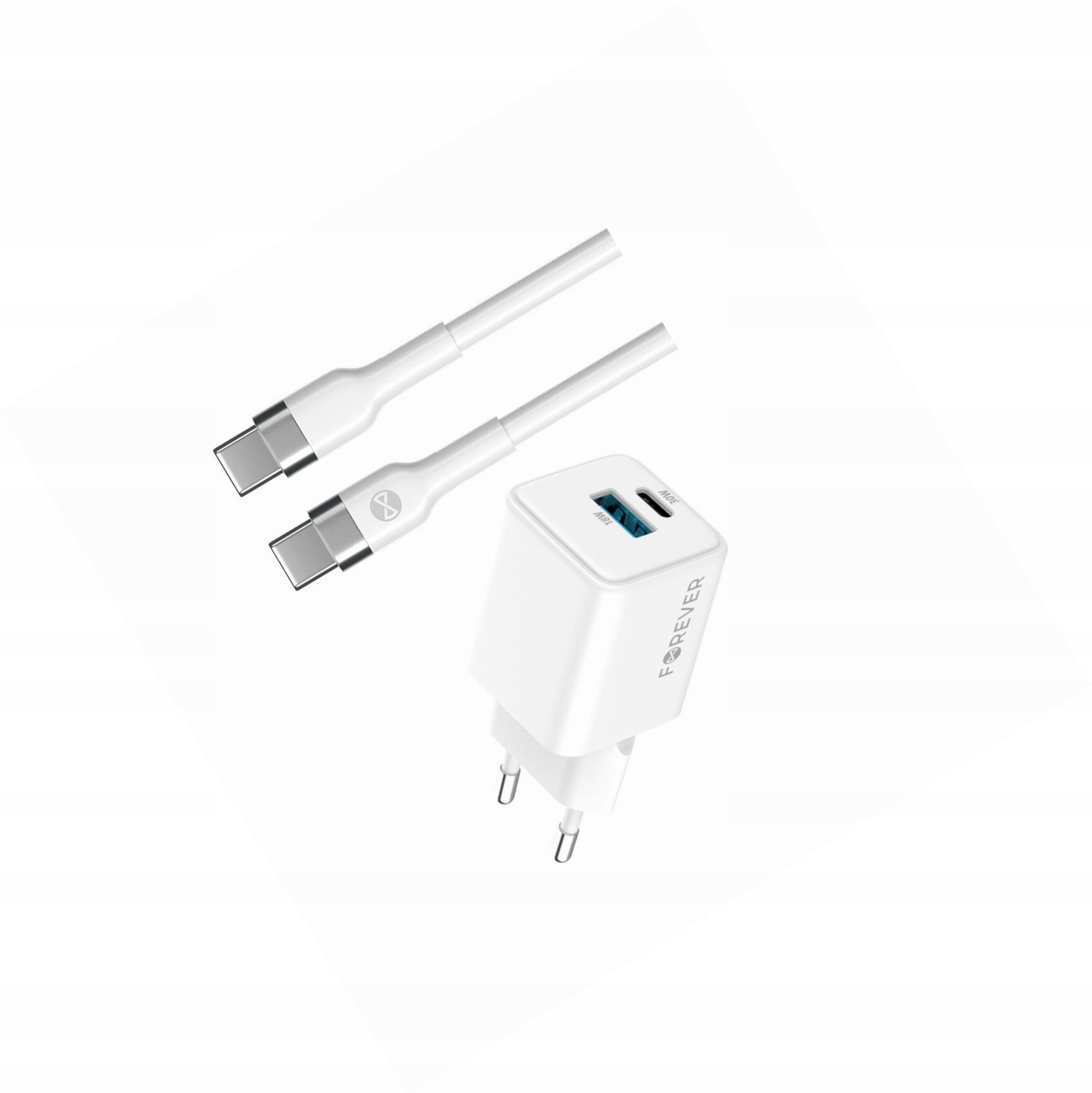 Szybka ładowarka GaN 30W Usb i Usb-c z kablem do Samsung Galaxy M13 5G
