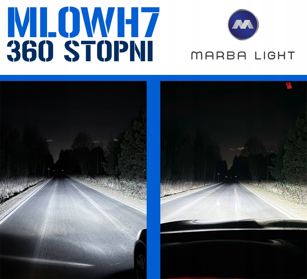 ŻARÓWKI H7 LED 35W 4500LM BIAŁA 360 STOPNI DO SOCZEWKI MLOWH7 BIAŁA MOCNA Rodzaj LED