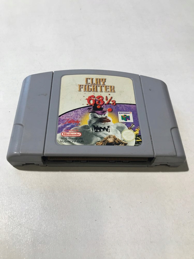CLAY FIGHTER 63 1/3 NINTENDO 64 N64 Platforma Nintendo 64