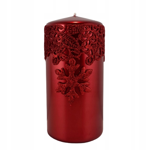 

Świeca Pieńkowa 150/70 Glitter Star Czerwona