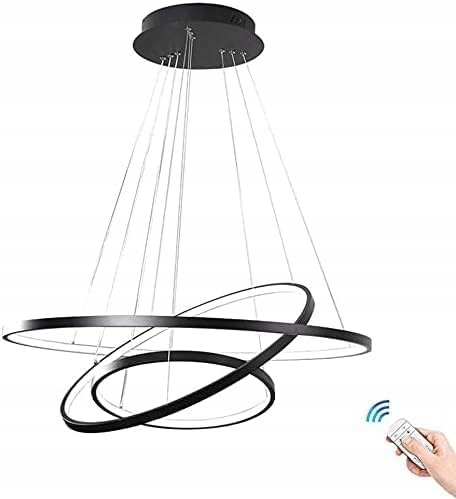 Moderná Led Závesná Lampa 115 W Stmievaná Diaľkový Ovládač 3000K – 6500K
