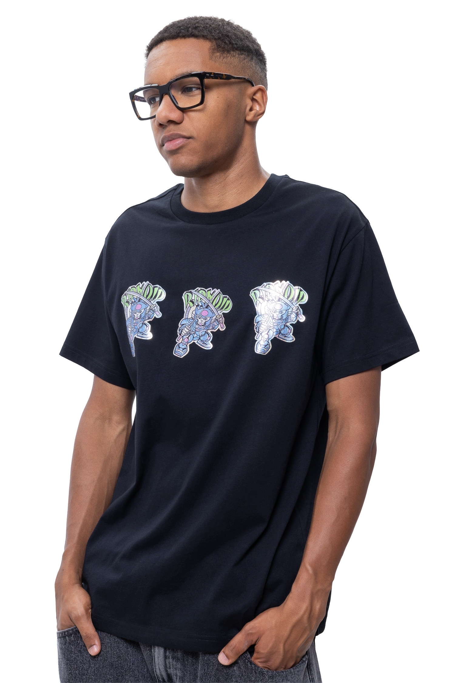 Tričko Ripndip Robo Samurai XXL černé